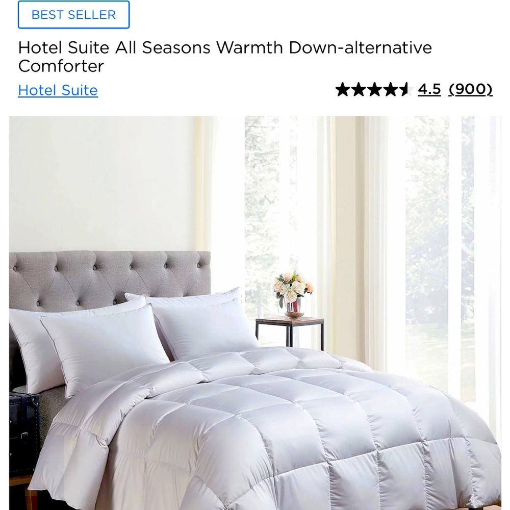 All seasons luxury down alternative comforter